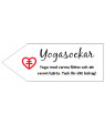 YOGASOCKAR, Storl. 35-40. Lila/vit